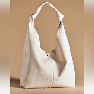 Athropologie The Love Knot Slouchy Bag (Ivory)